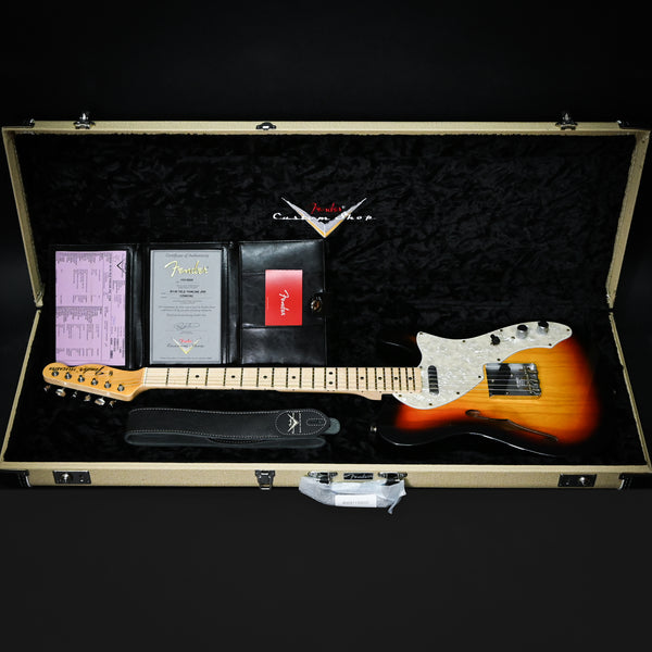 Fender Custom Shop '68 Telecaster Thinline Journeyman- 3 Color Sunburst 2025 (CZ582182)