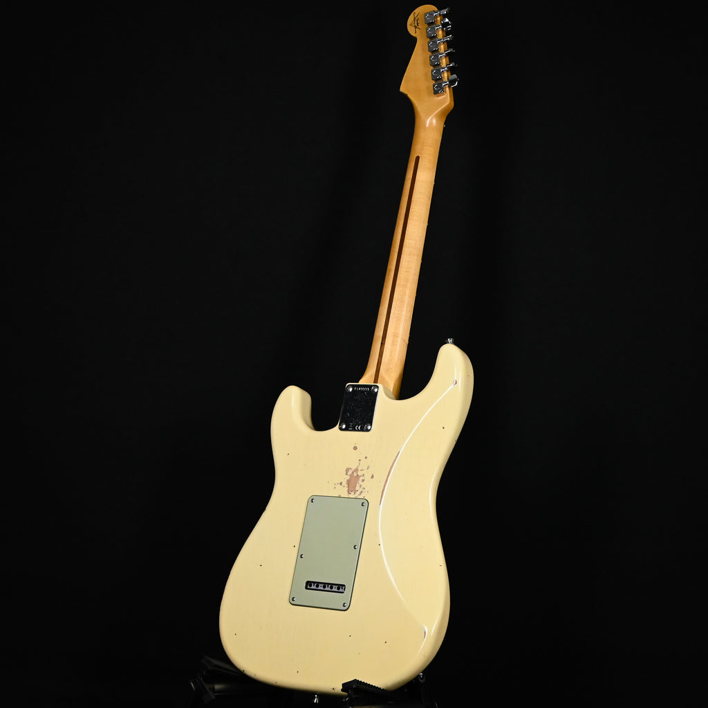 Fender Custom Shop Deluxe Stratocaster w/ Seymour Duncan SH4B Humbucker, Relic/ Closet Classic Hardware- Aged Vintage White 2026 (R149933)