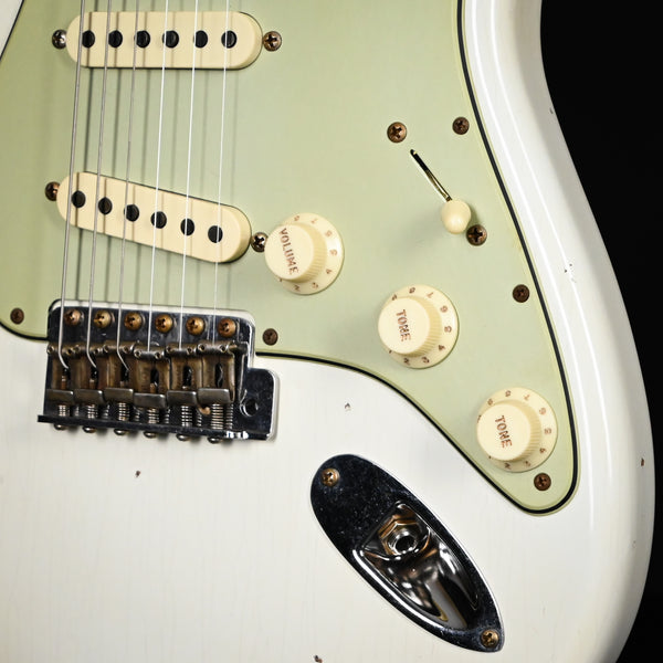 Fender Custom Shop '60 Stratocaster Journeyman- Aged Olympic White 2024 (CZ578513)