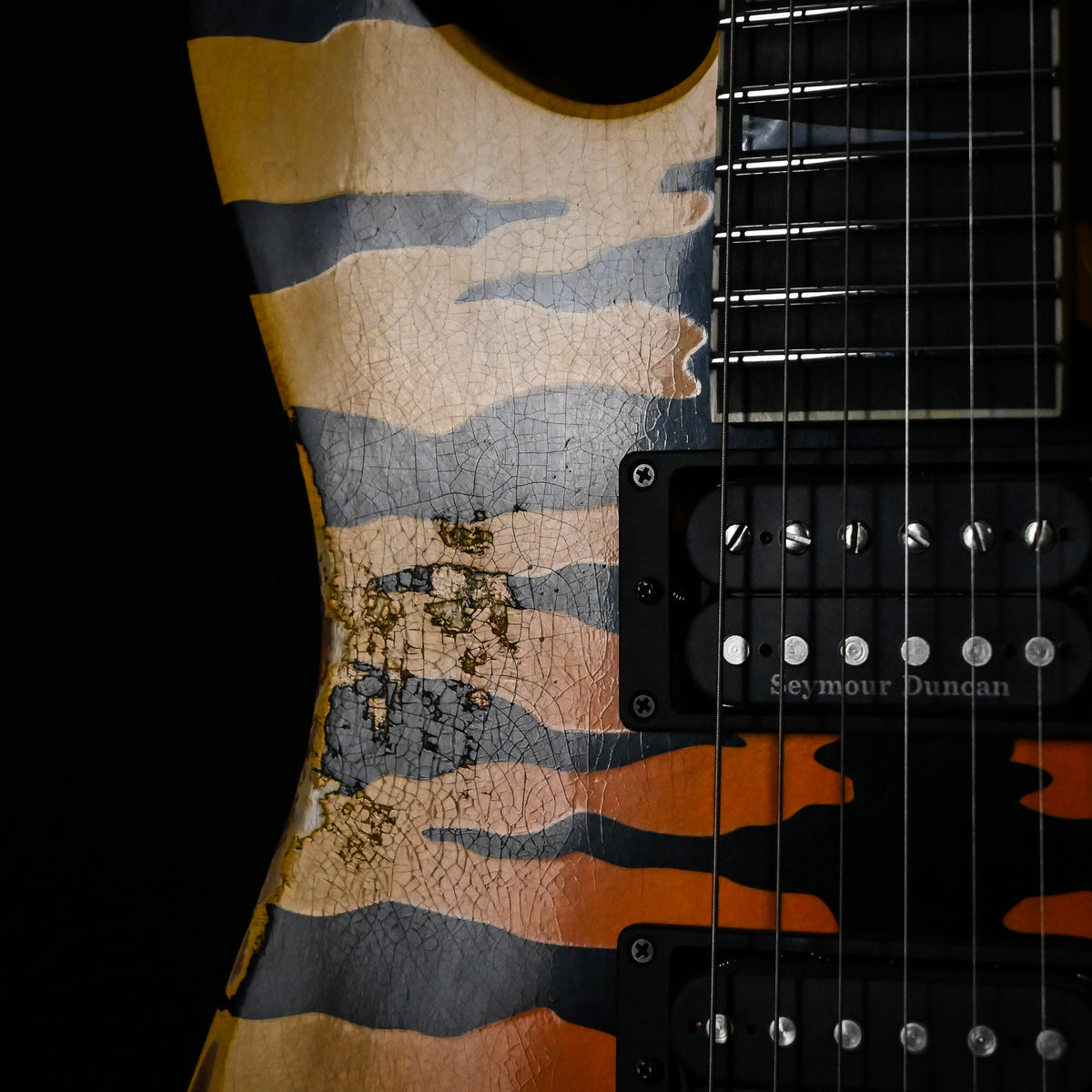 Jackson Custom Shop USA Special Edition Dinky 2H w/ Floyd Rose- Tested Time Bengal Tiger 2026 (XN20679)