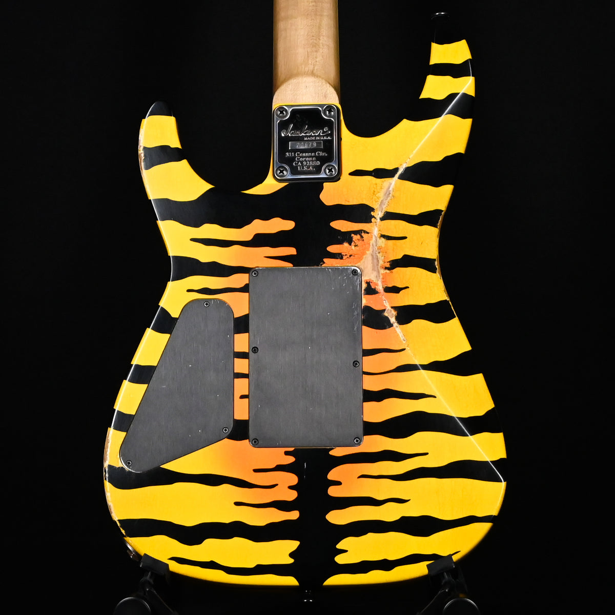 Jackson Custom Shop USA Special Edition Dinky 2H w/ Floyd Rose- Tested Time Bengal Tiger 2026 (XN20679)