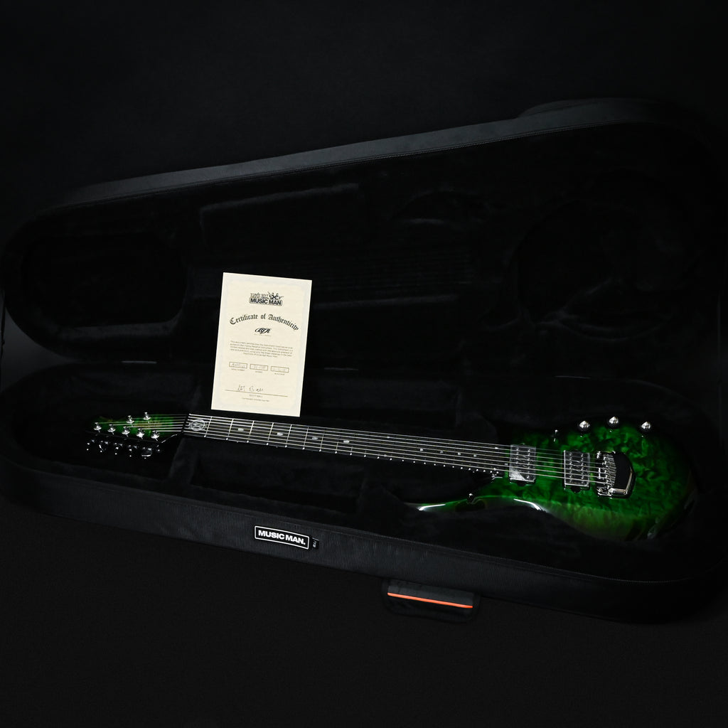 Ernie Ball Music Man BFR John Petrucci Majesty 7-String (No.21 of 50)- Malachite 2025 (M019231)