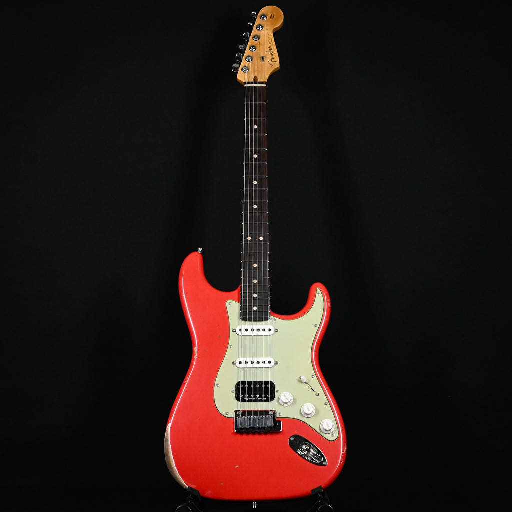 Fender Custom Shop Deluxe Stratocaster w/ Seymour Duncan SH4B Humbucker, Relic/ Closet Classic Hardware- Aged Fiesta Red 2026 (R152381)