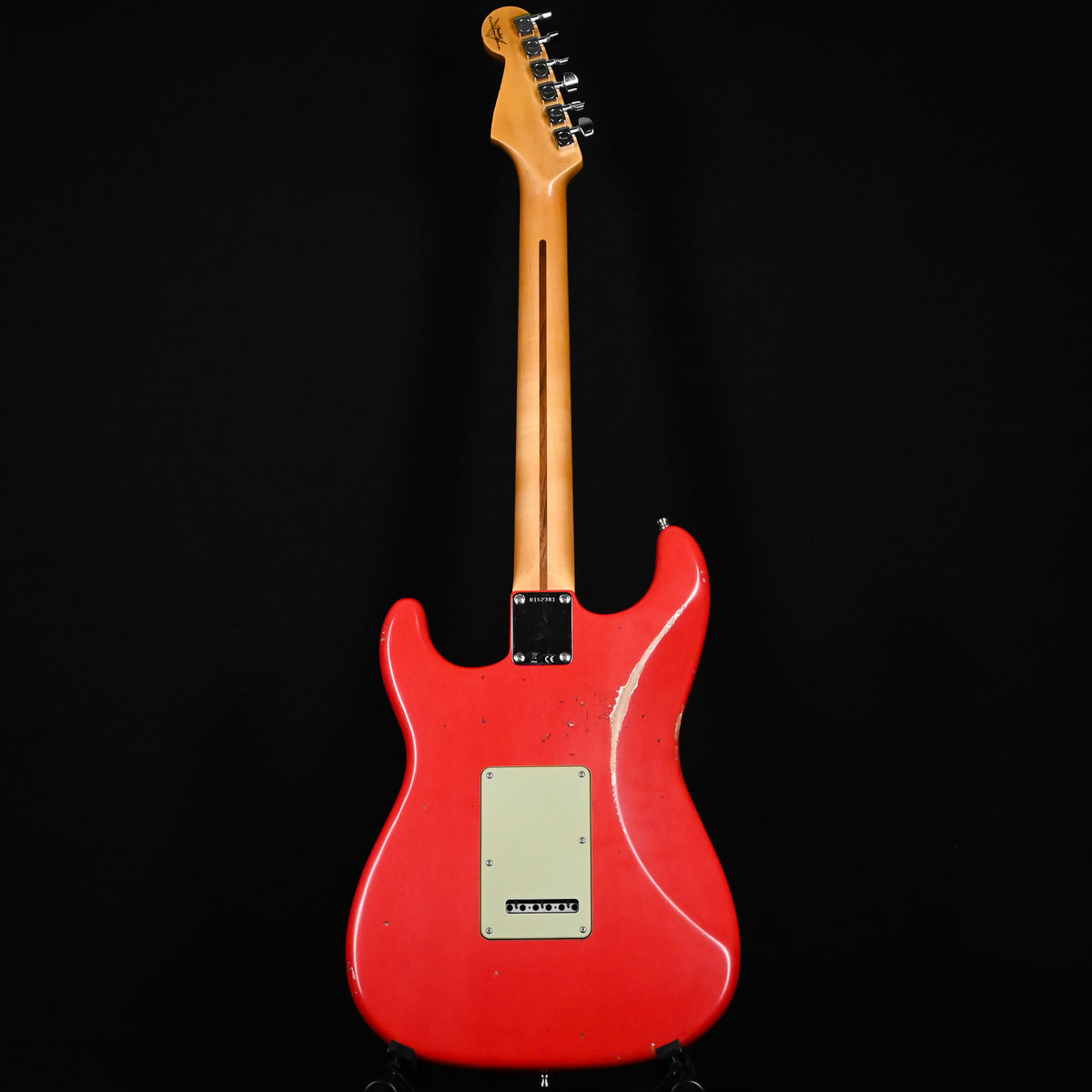 Fender Custom Shop Deluxe Stratocaster w/ Seymour Duncan SH4B Humbucker, Relic/ Closet Classic Hardware- Aged Fiesta Red 2026 (R152381)