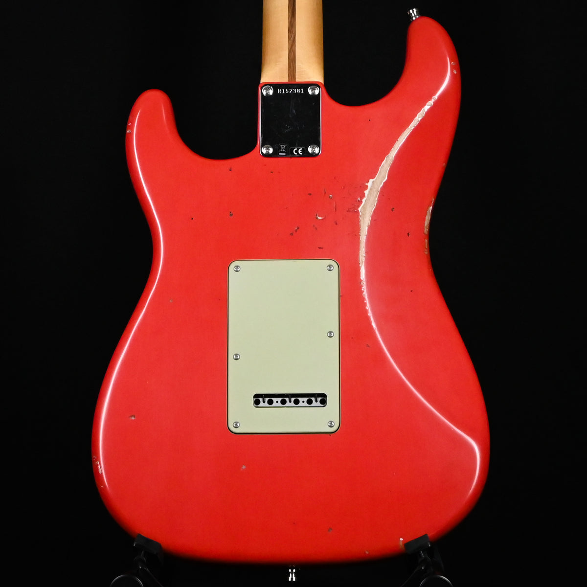 Fender Custom Shop Deluxe Stratocaster w/ Seymour Duncan SH4B Humbucker, Relic/ Closet Classic Hardware- Aged Fiesta Red 2026 (R152381)