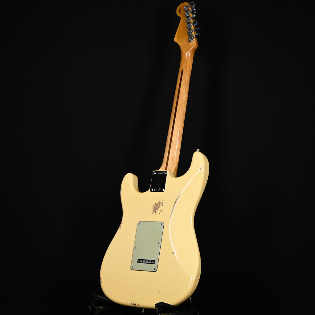 Fender Custom Shop Deluxe Stratocaster w/ Seymour Duncan SH4B Humbucker, Relic/ Closet Classic Hardware- Aged Vintage White 2026 (R151759)
