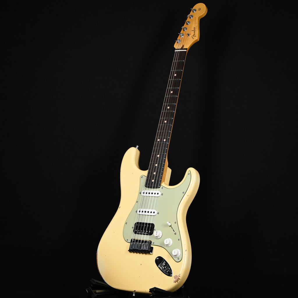 Fender Custom Shop Deluxe Stratocaster w/ Seymour Duncan SH4B Humbucker, Relic/ Closet Classic Hardware- Aged Vintage White 2026 (R153257)