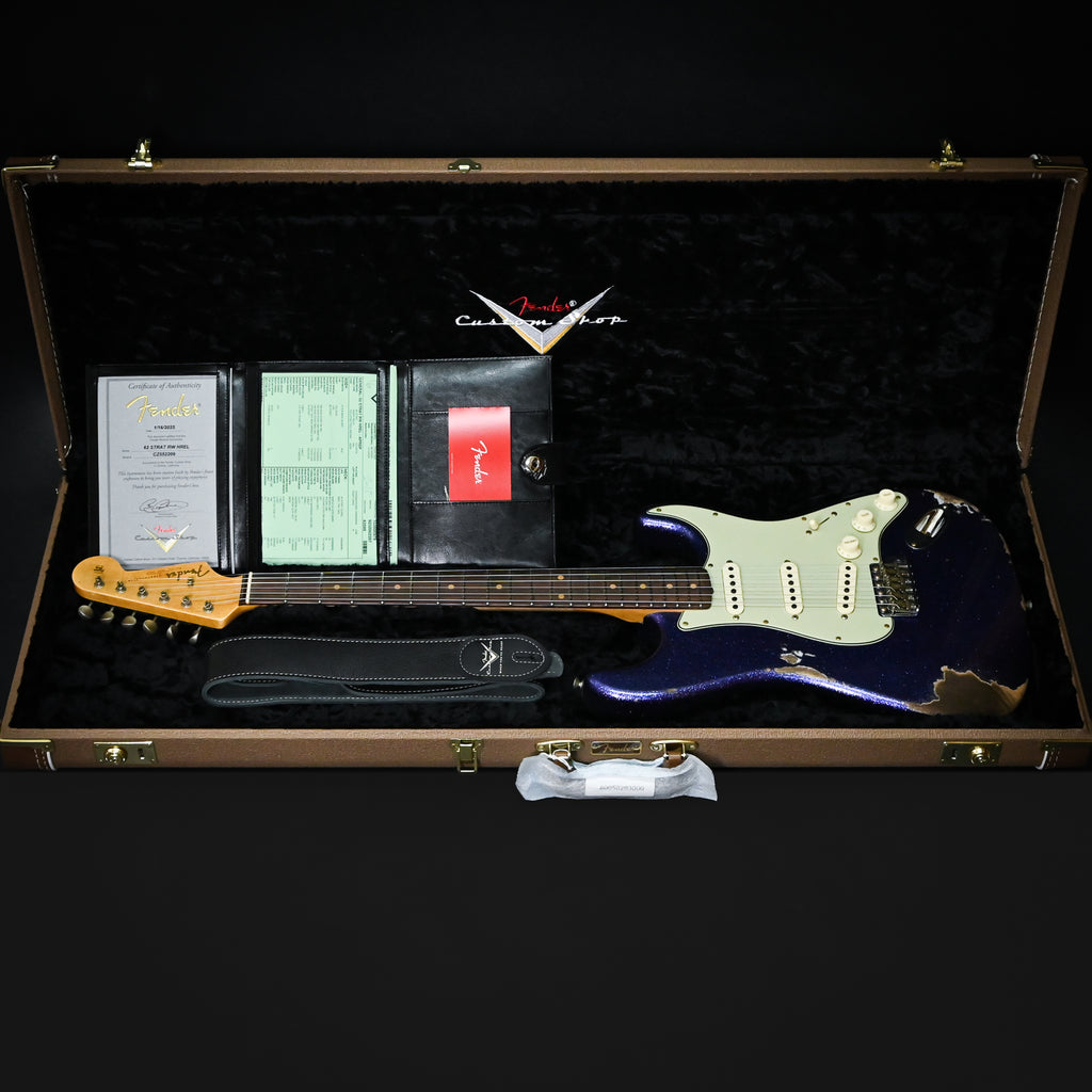 Fender Custom Shop '62 Stratocaster Heavy Relic- Aged Purple Sparkle 2025 (CZ552209)