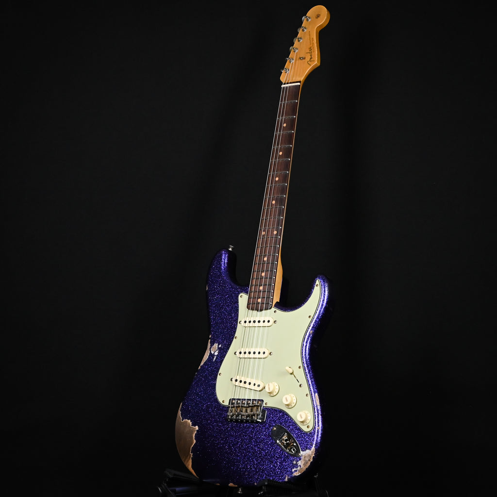 Fender Custom Shop '62 Stratocaster Heavy Relic- Aged Purple Sparkle 2025 (CZ552209)