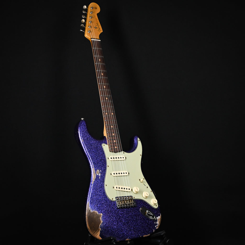 Fender Custom Shop '62 Stratocaster Heavy Relic- Aged Purple Sparkle 2025 (CZ552209)