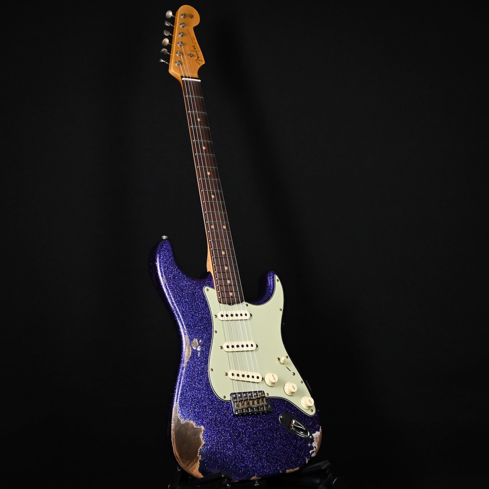 Fender Custom Shop '62 Stratocaster Heavy Relic- Aged Purple Sparkle 2025 (CZ552209)