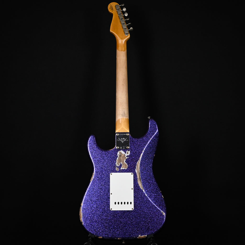 Fender Custom Shop '62 Stratocaster Heavy Relic- Aged Purple Sparkle 2025 (CZ552209)