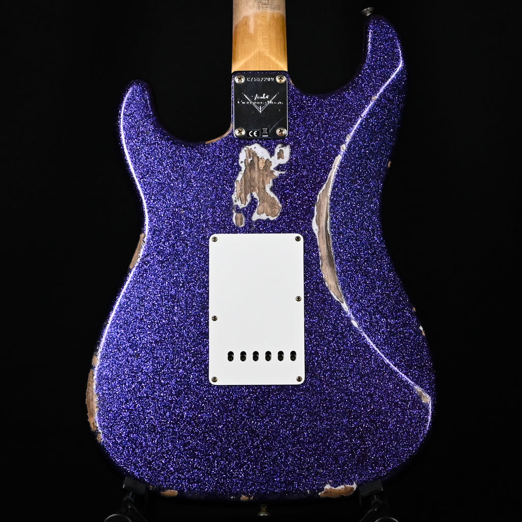Fender Custom Shop '62 Stratocaster Heavy Relic- Aged Purple Sparkle 2025 (CZ552209)