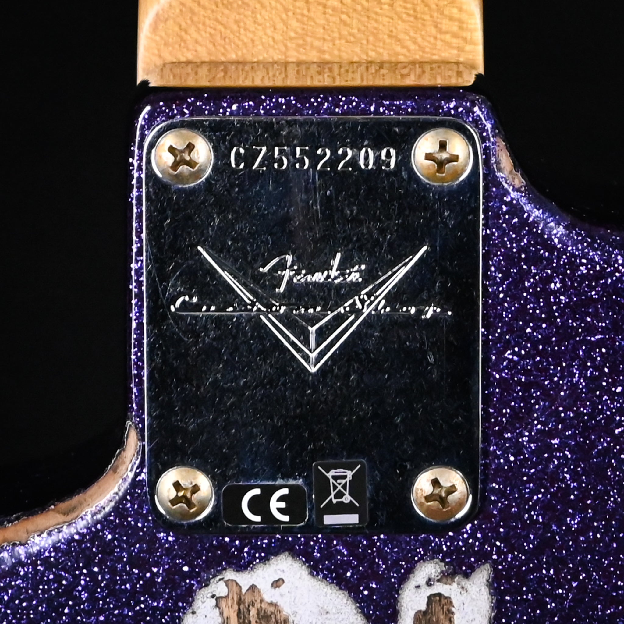 Fender Custom Shop '62 Stratocaster Heavy Relic- Aged Purple Sparkle 2025 (CZ552209)