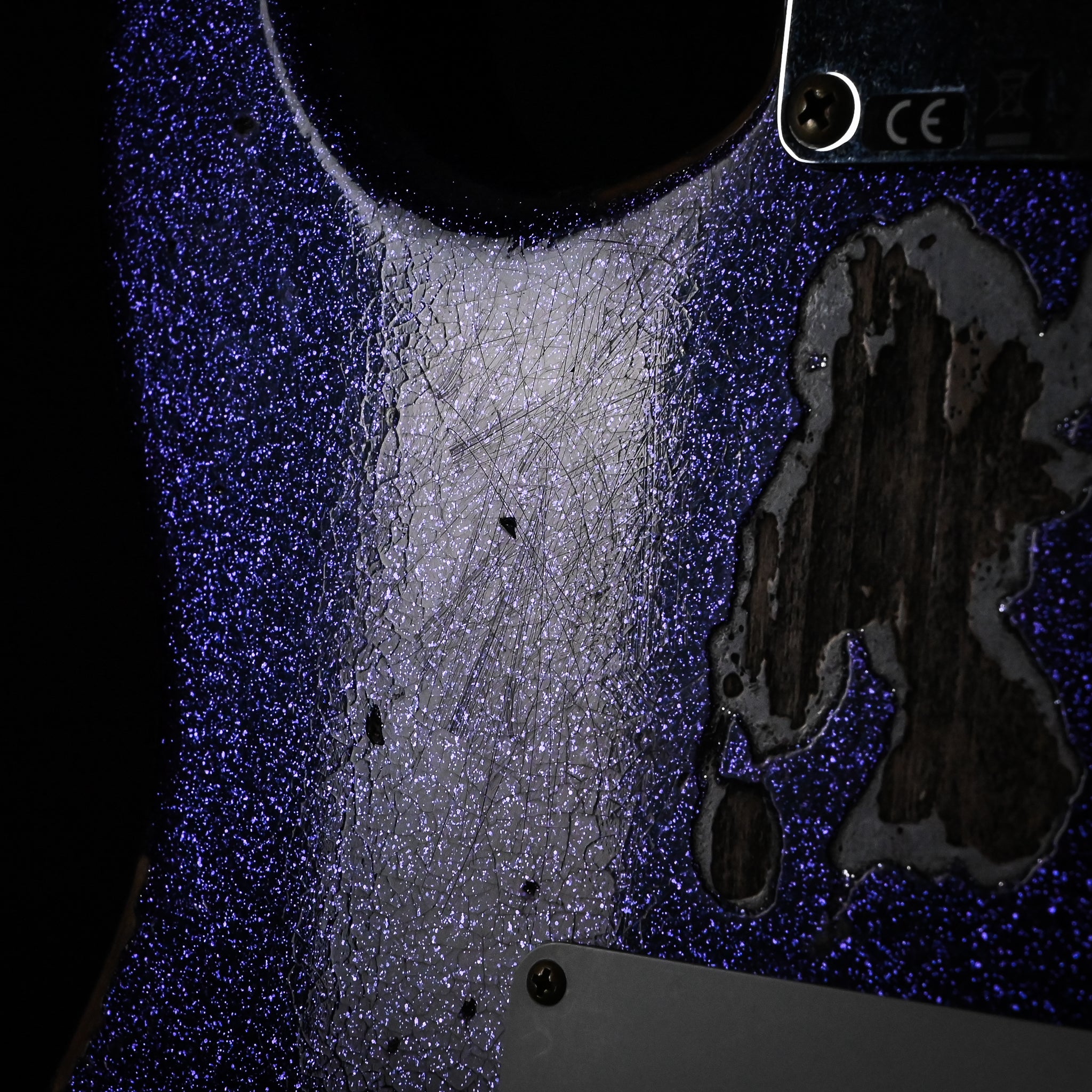 Fender Custom Shop '62 Stratocaster Heavy Relic- Aged Purple Sparkle 2025 (CZ552209)