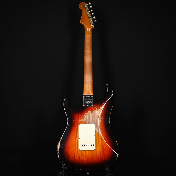 Fender Custom Shop Limited Edition '59 Stratocaster Roasted Heavy Relic- Wide Fade Chocolate 3 Tone Sunburst 2024 (CZ579667)