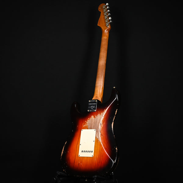 Fender Custom Shop Limited Edition '59 Stratocaster Roasted Heavy Relic- Wide Fade Chocolate 3 Tone Sunburst 2024 (CZ579667)