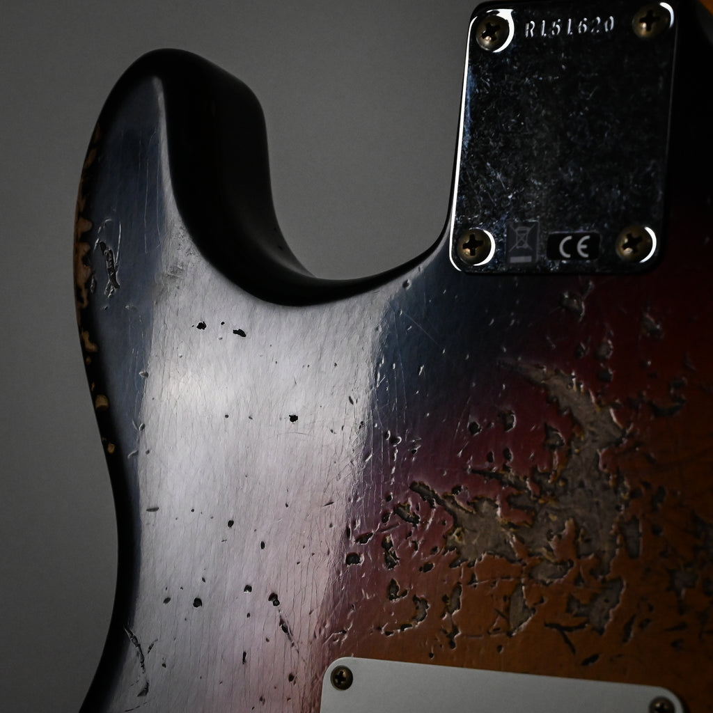 Fender Custom Shop '62 Stratocaster HSS w/ Alder Body, Heavy Relic- 3 Color Sunburst 2026 (R151620)