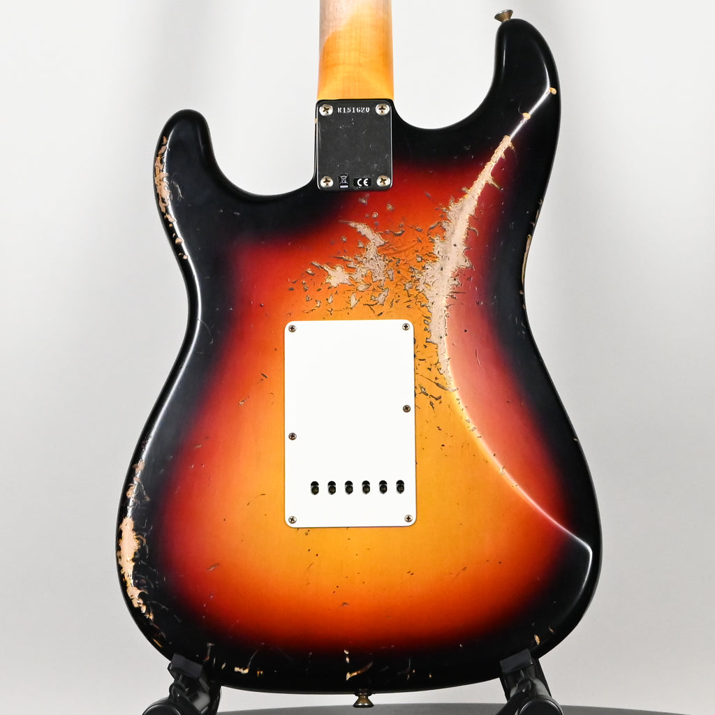 Fender Custom Shop '62 Stratocaster HSS w/ Alder Body, Heavy Relic- 3 Color Sunburst 2026 (R151620)
