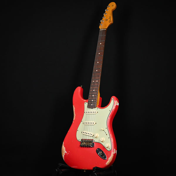 Fender Custom Shop Limited Edition '63 Stratocaster Heavy Relic- Aged Fiesta Red 2024 (CZ579791)