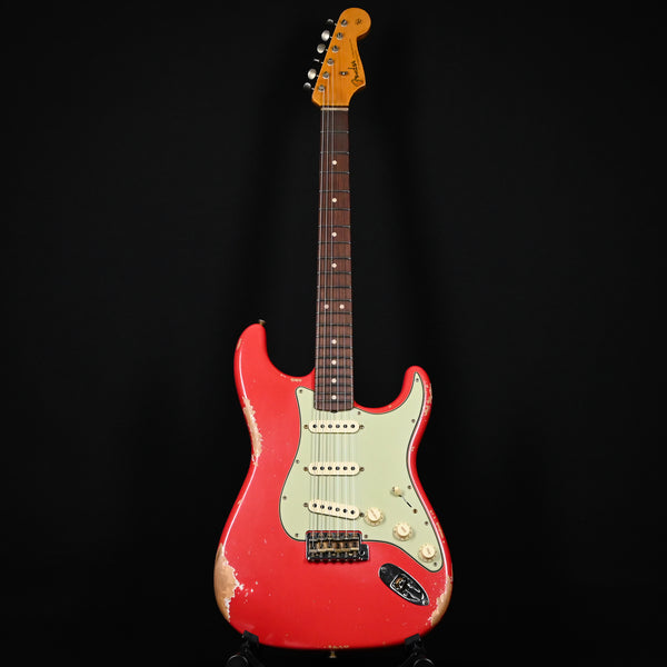 Fender Custom Shop Limited Edition '63 Stratocaster Heavy Relic- Aged Fiesta Red 2024 (CZ579791)