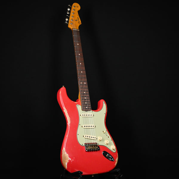 Fender Custom Shop Limited Edition '63 Stratocaster Heavy Relic- Aged Fiesta Red 2024 (CZ579791)