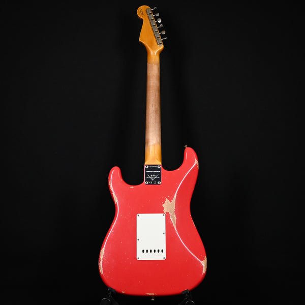 Fender Custom Shop Limited Edition '63 Stratocaster Heavy Relic- Aged Fiesta Red 2024 (CZ579791)