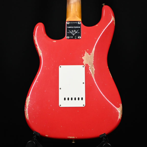 Fender Custom Shop Limited Edition '63 Stratocaster Heavy Relic- Aged Fiesta Red 2024 (CZ579791)