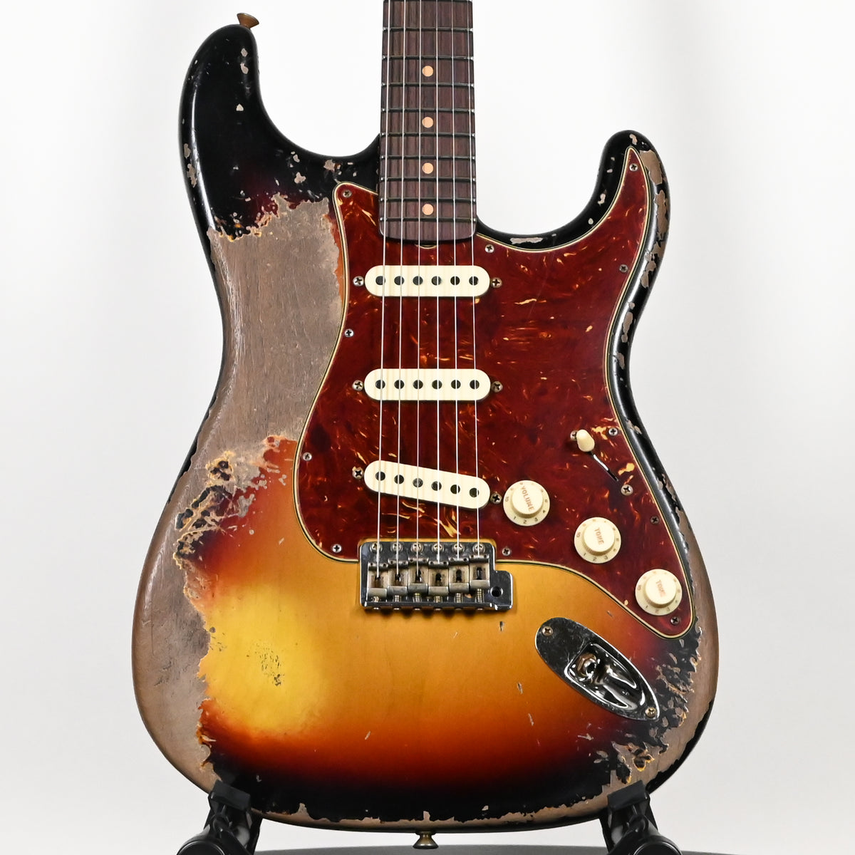Fender Custom Shop Limited Edition Roasted '61 Stratocaster Super Heavy Relic- Aged 3 Color Sunburst 2026 (CZ590615)