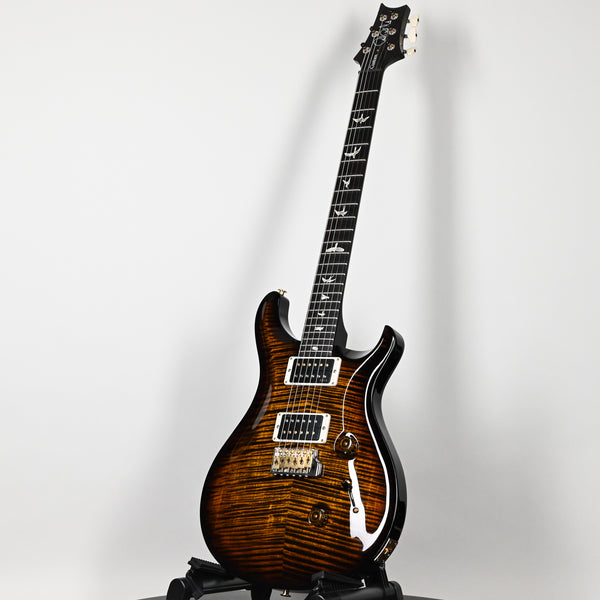 PRS Custom 24 w/ 10 Top & DMO Pickups- Black Gold Wraparound Burst 2025 (0409124)