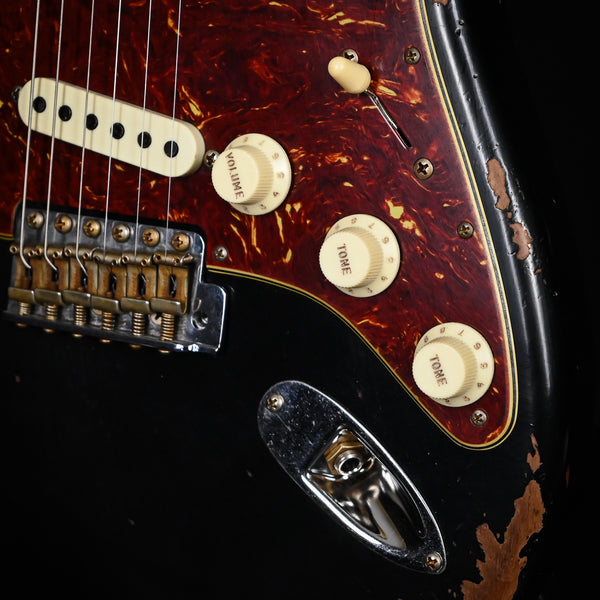 Fender Custom Shop Limited Edition '60 Stratocaster Roasted Heavy Relic- Aged Black 2024 (CZ580769)