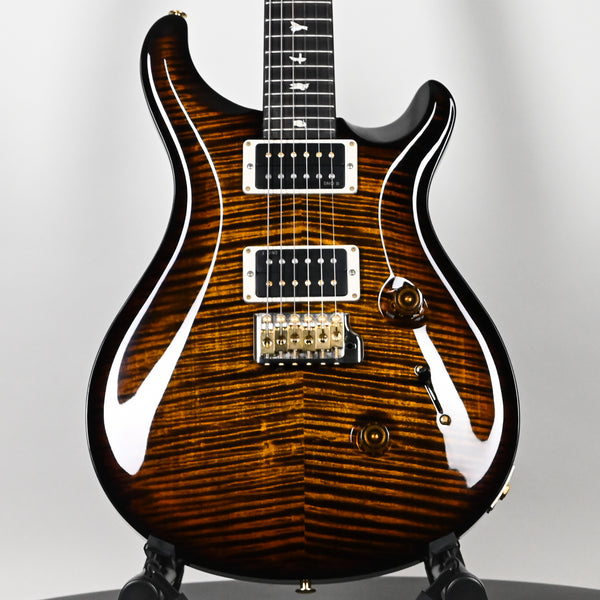 PRS Custom 24 w/ 10 Top & DMO Pickups- Black Gold Wraparound Burst 2025 (0409124)