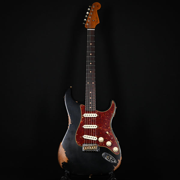 Fender Custom Shop Limited Edition '60 Stratocaster Roasted Heavy Relic- Aged Black 2024 (CZ580769)