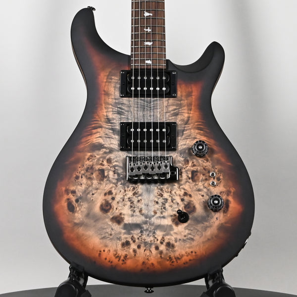 PRS SE Custom 24-08 Poplar Burl Limited Edition- Charcoal Cherry Midnight Burst 2025 (CTIG098935)