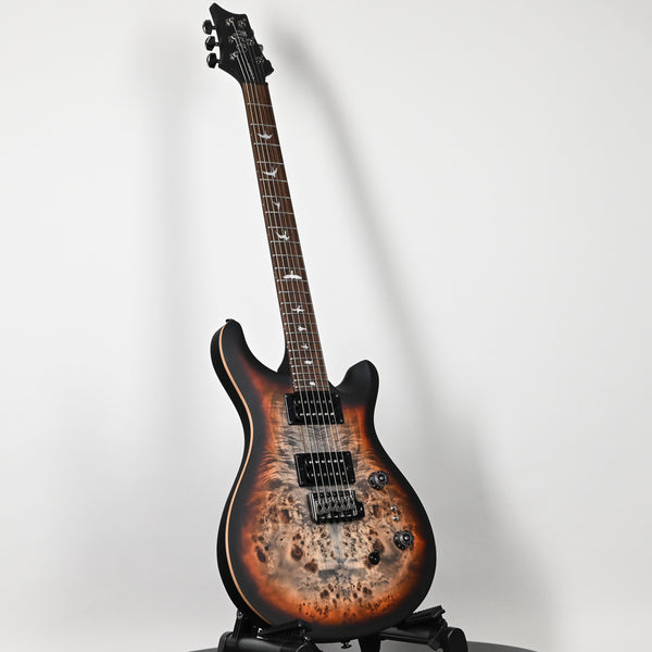 PRS SE Custom 24-08 Poplar Burl Limited Edition- Charcoal Cherry Midnight Burst 2025 (CTIG098935)
