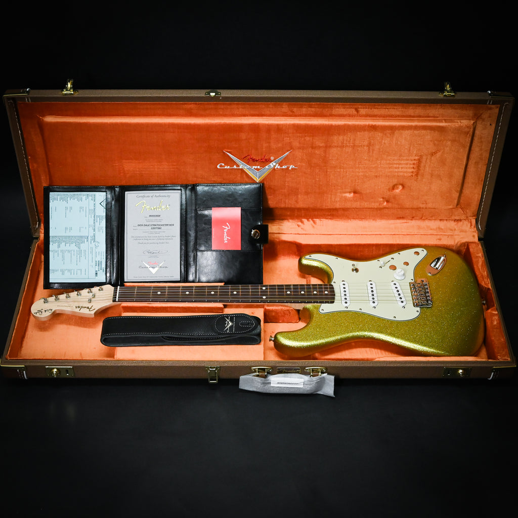 Fender Custom Shop Dick Dale Stratocaster NOS- Chartreuse Sparkle 2024 (CZ577562)