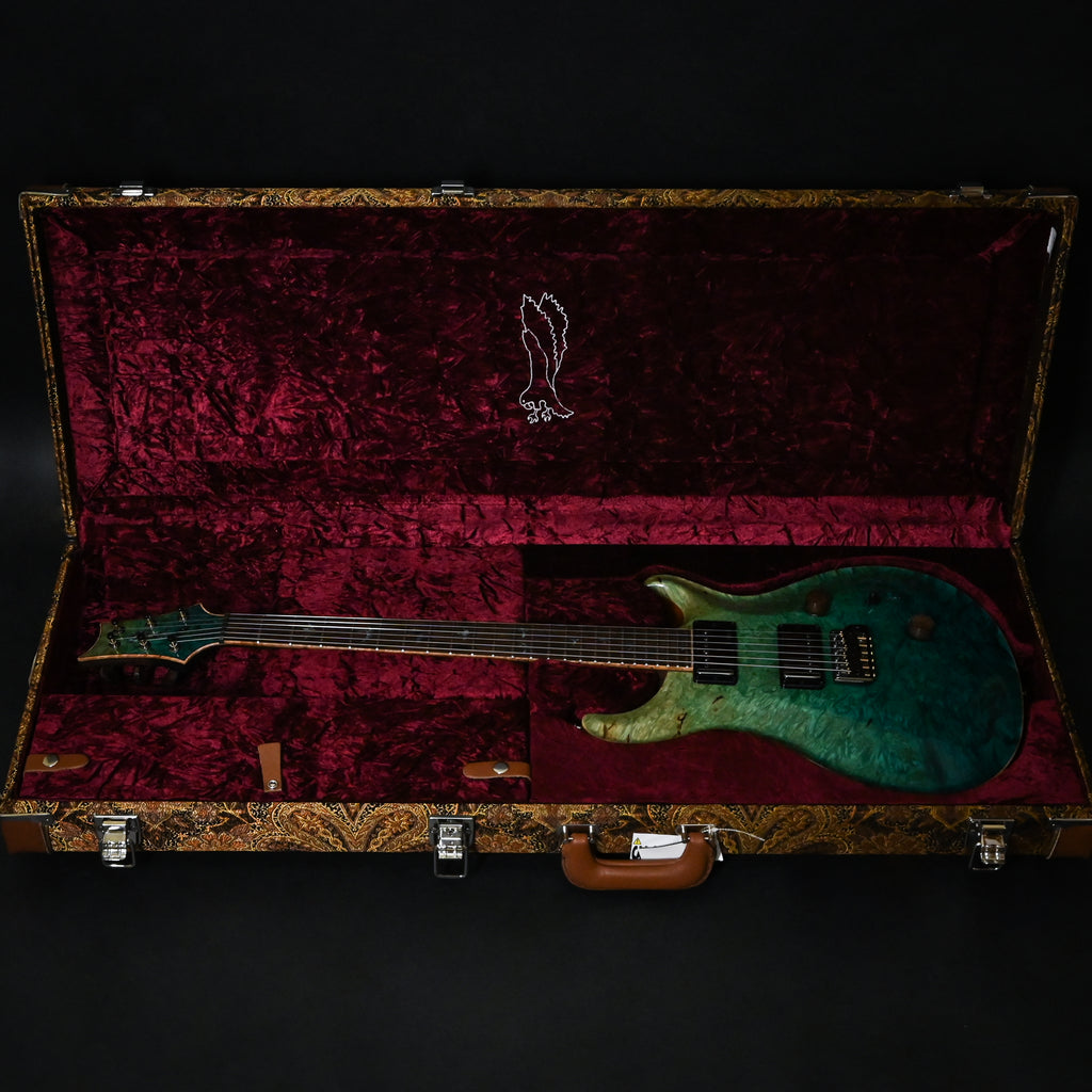 PRS Private Stock #12502 Custom 24 w/ Brazlian Rosewood Neck- Turquoise Fade 2026 (26-428915)