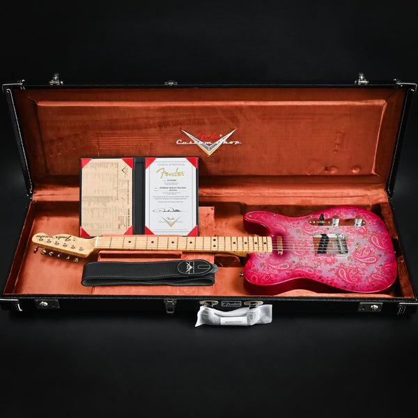 Fender Custom Shop Paisley Telecaster NOS, Masterbuilt Paul Waller - Silver Paisley Sparkle (R137719)