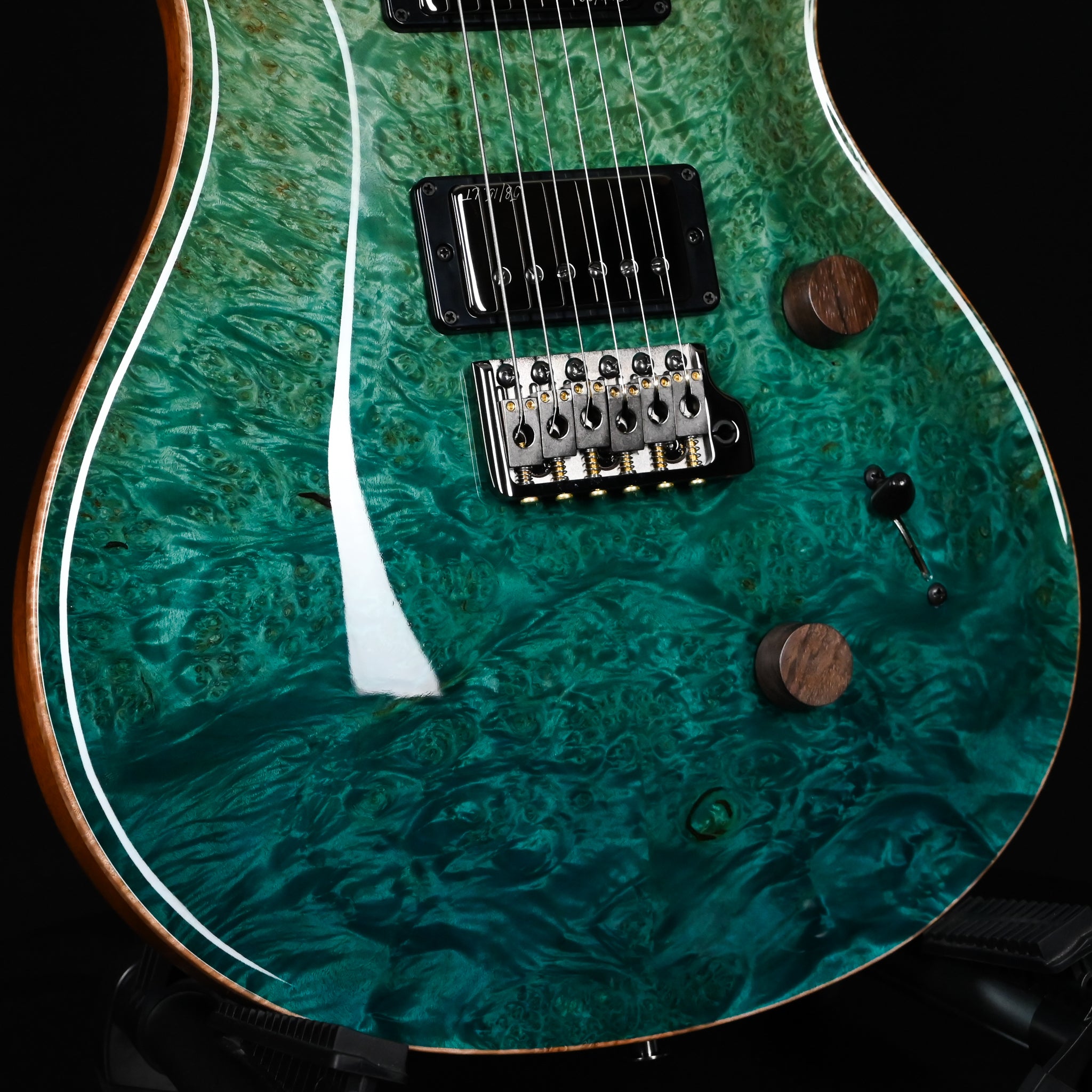 PRS Private Stock #12502 Custom 24 w/ Brazlian Rosewood Neck- Turquoise Fade 2026 (26-428915)