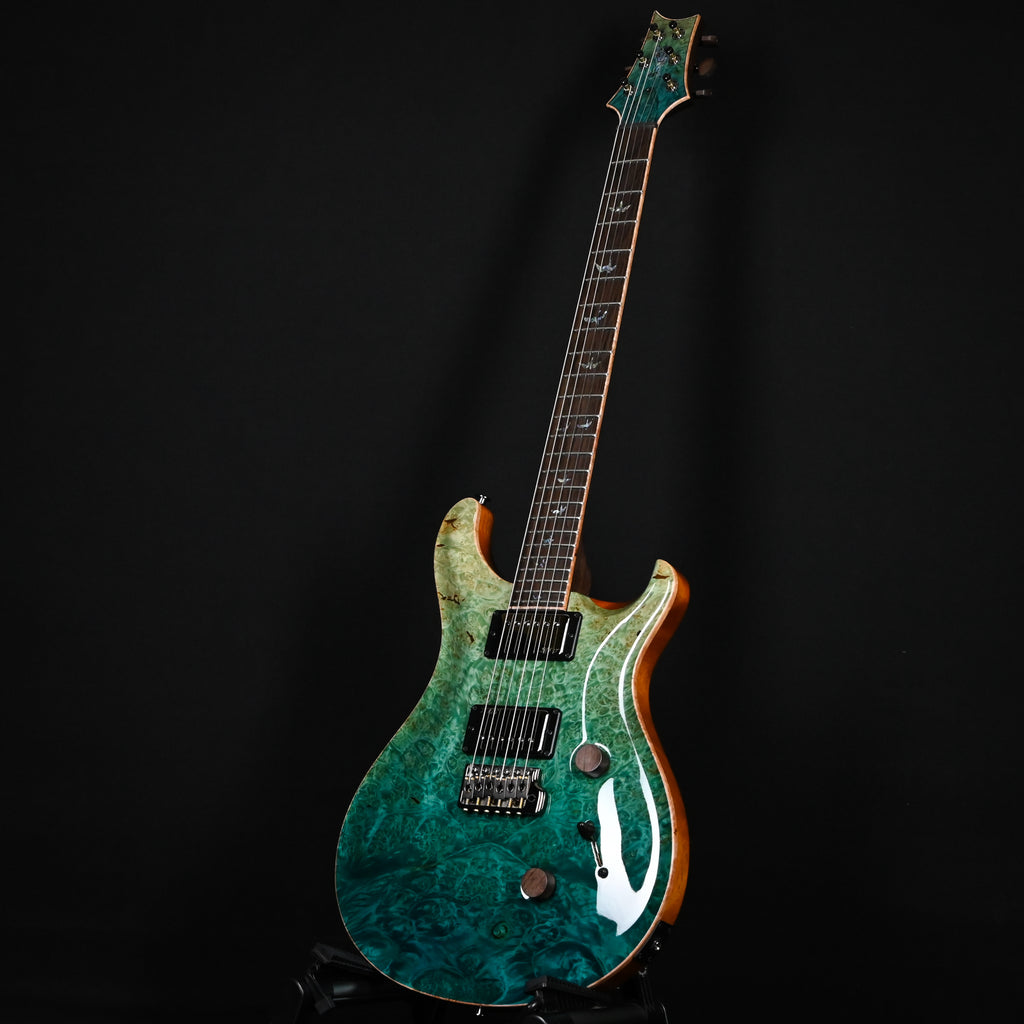 PRS Private Stock #12502 Custom 24 w/ Brazlian Rosewood Neck- Turquoise Fade 2026 (26-428915)