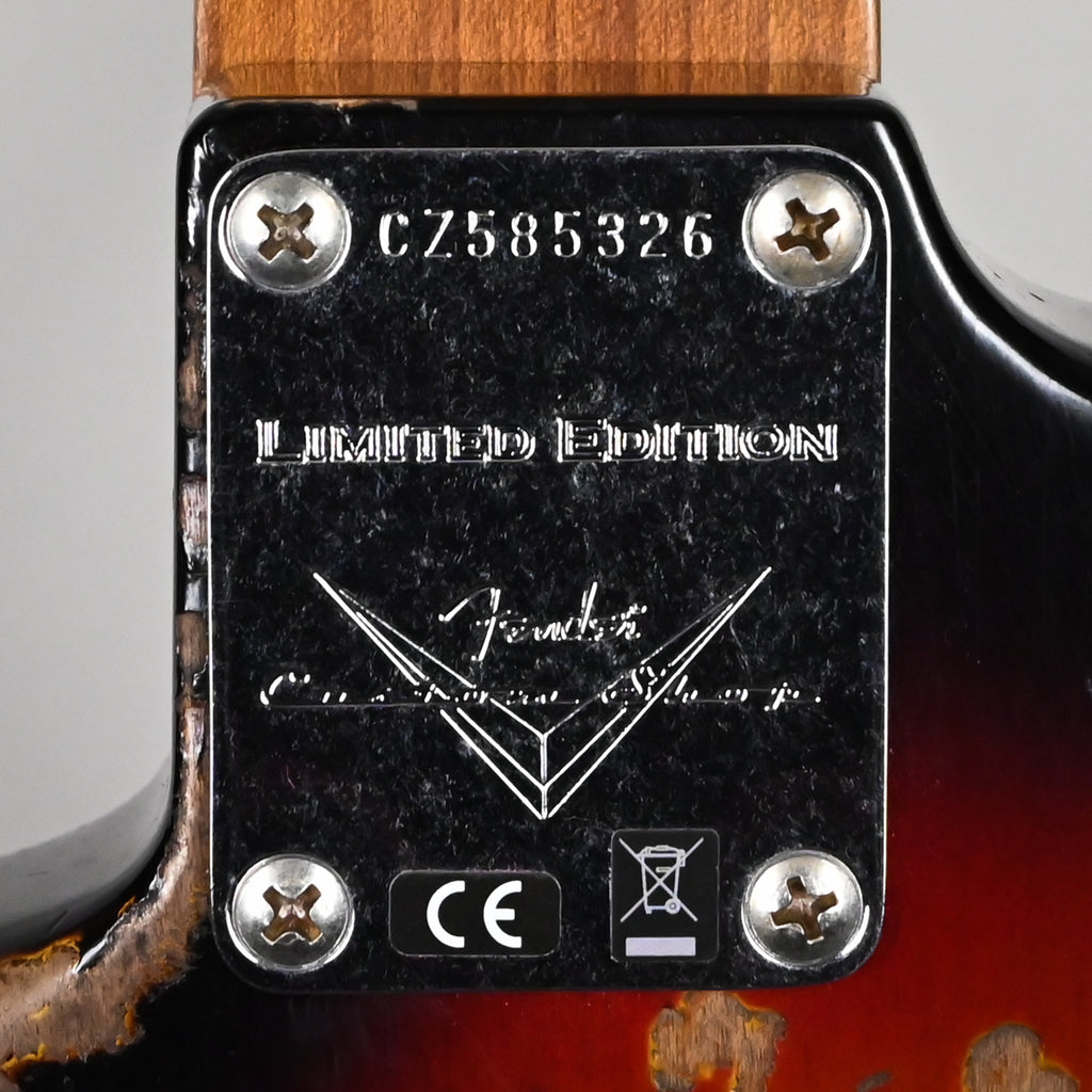 Fender Custom Shop Limited Edition Roasted '61 Stratocaster Super Heavy Relic- Aged 3 Color Sunburst 2026 (CZ585326)