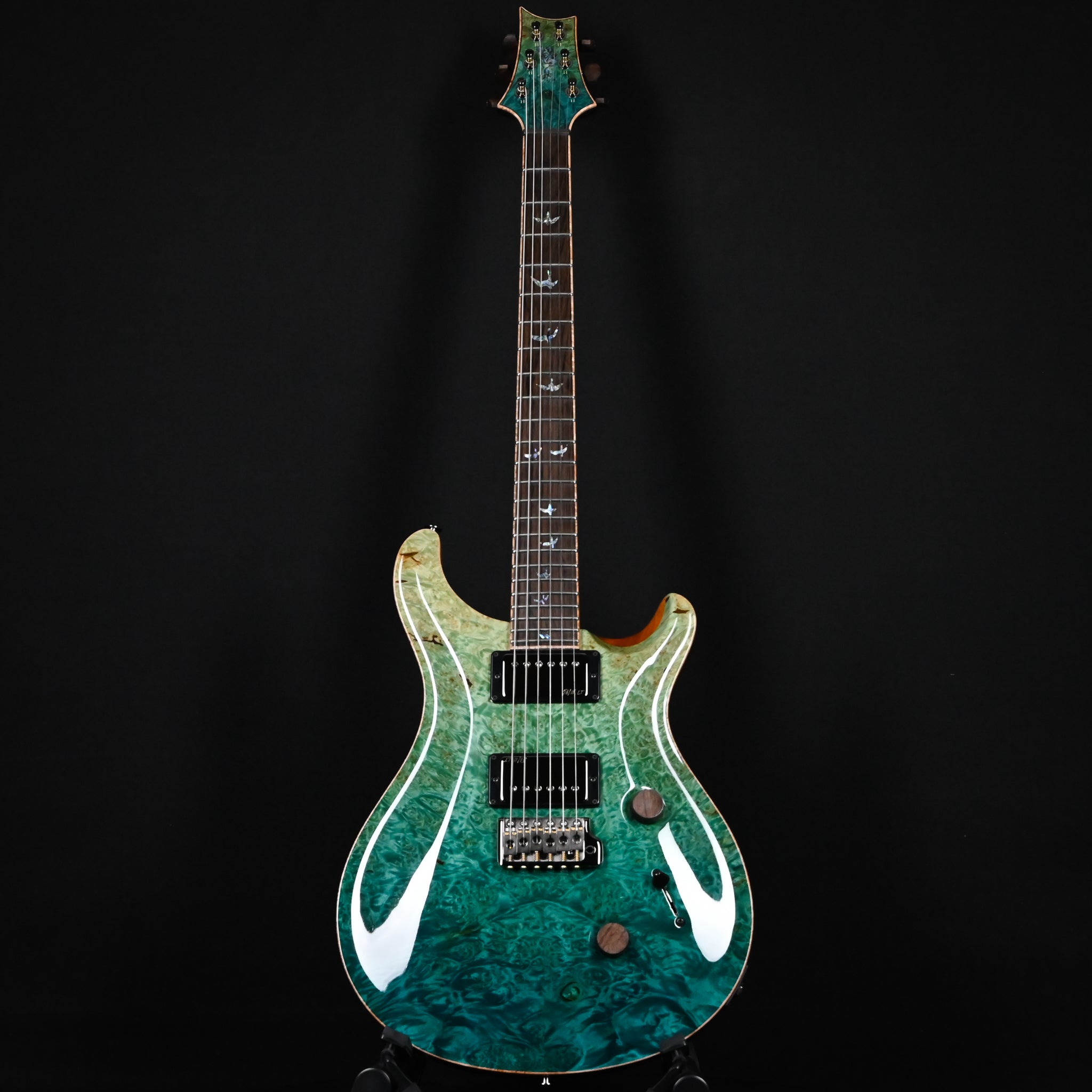 PRS Private Stock #12502 Custom 24 w/ Brazlian Rosewood Neck- Turquoise Fade 2026 (26-428915)