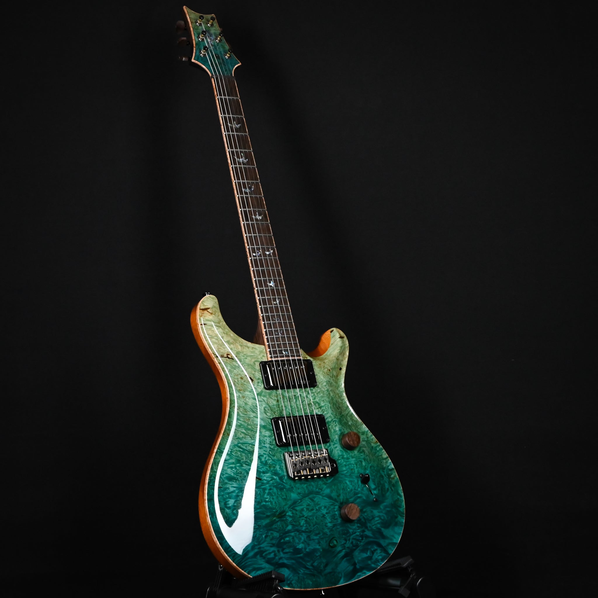 PRS Private Stock #12502 Custom 24 w/ Brazlian Rosewood Neck- Turquoise Fade 2026 (26-428915)