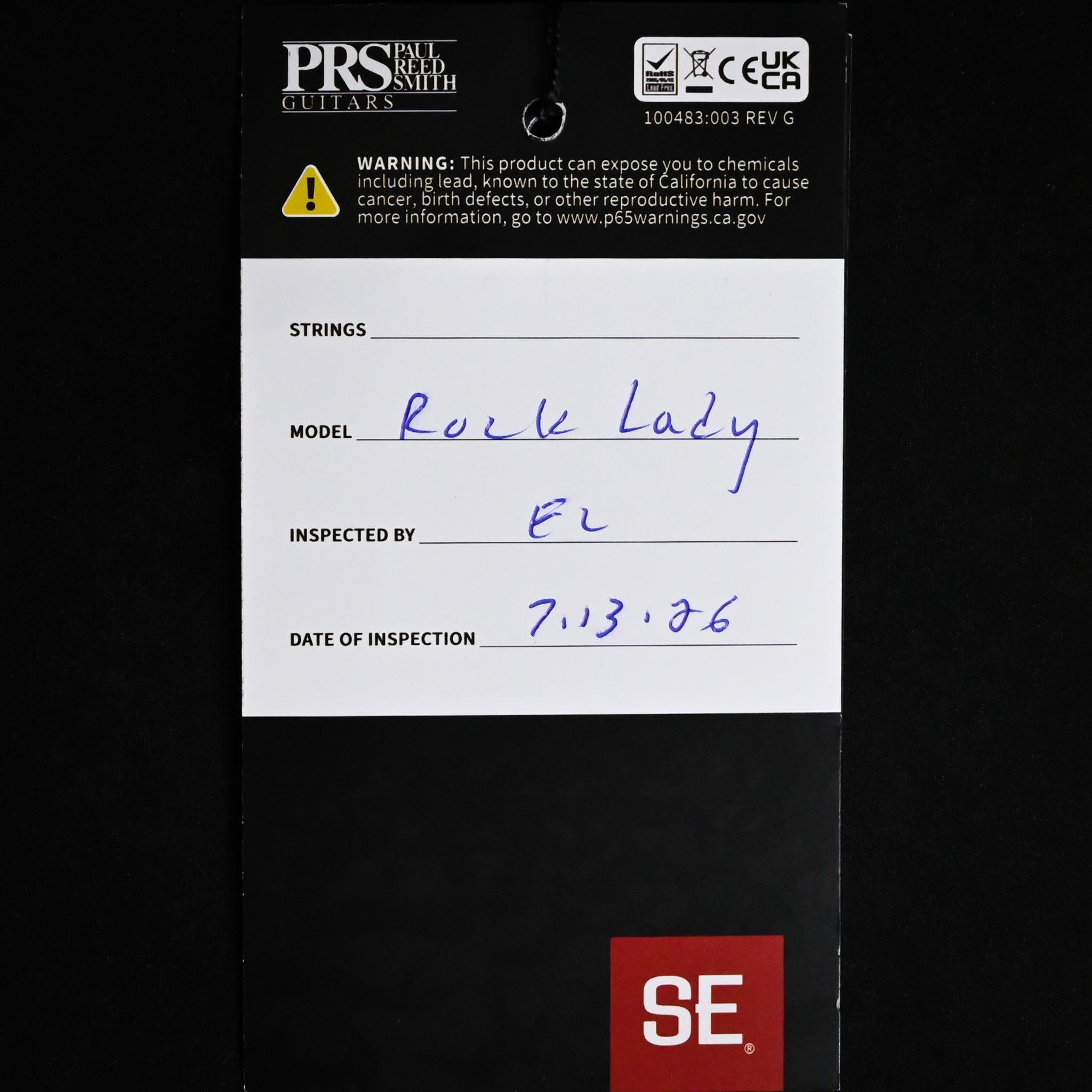 PRS SE Rock Lady Limited Edition- Pearl Pink/ Natural Back 2026 (CTII008822)