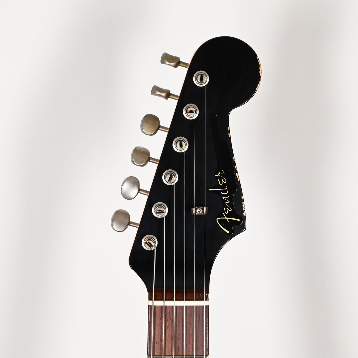 Fender Custom Shop '62 Stratocaster HSS w/ Painted Headcap, Heavy Relic- Black 2026 (R147929)