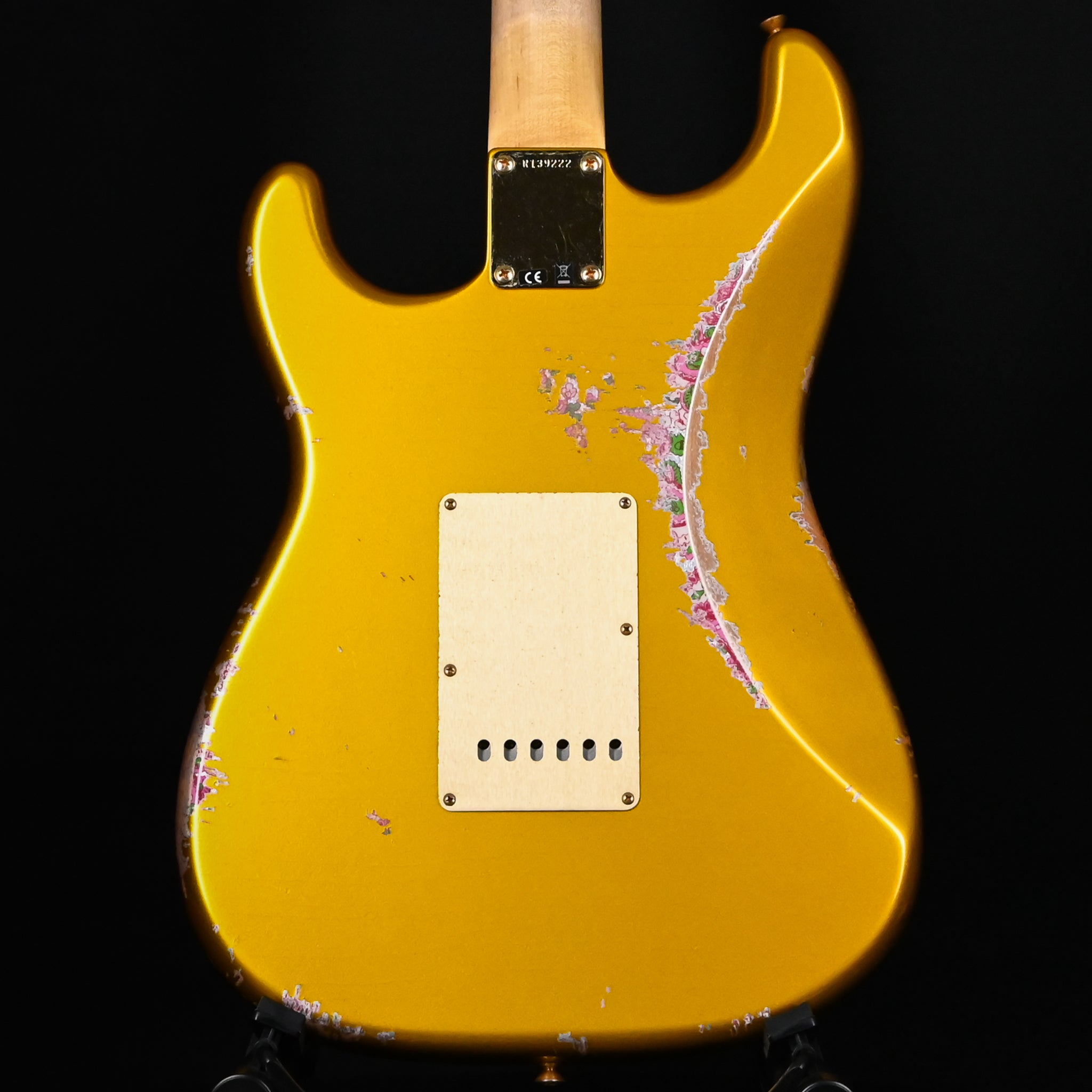 Fender Custom Shop 1962 Stratocaster w/ Gold Hardware Heavy Relic- Frost Gold/ Pink Paisley 2025 (R139222)