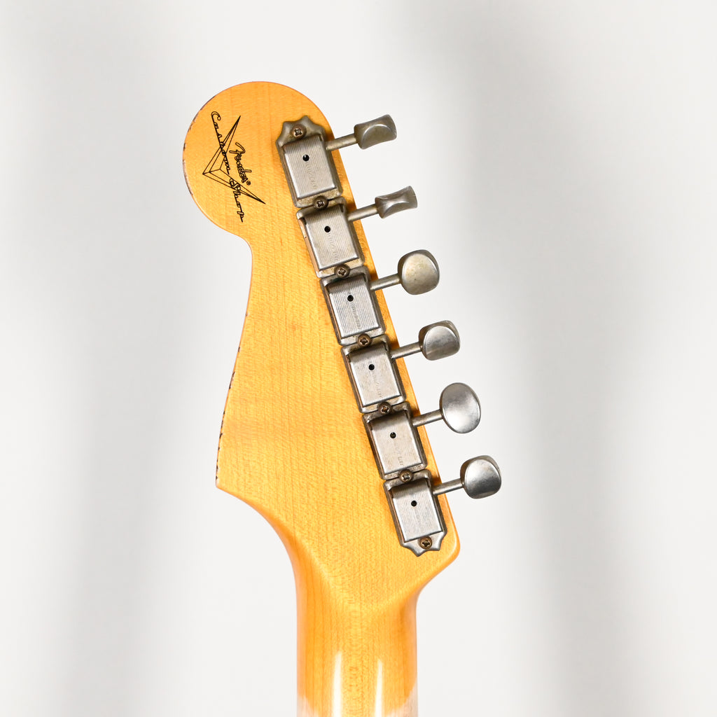 Fender Custom Shop '62 Stratocaster HSS w/ Painted Headcap, Heavy Relic- Black 2026 (R147929)