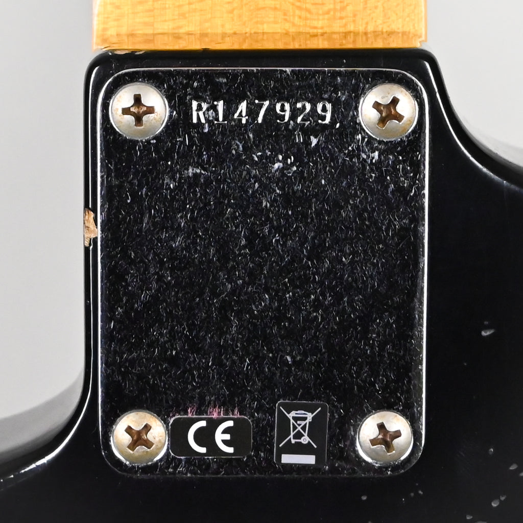 Fender Custom Shop '62 Stratocaster HSS w/ Painted Headcap, Heavy Relic- Black 2026 (R147929)