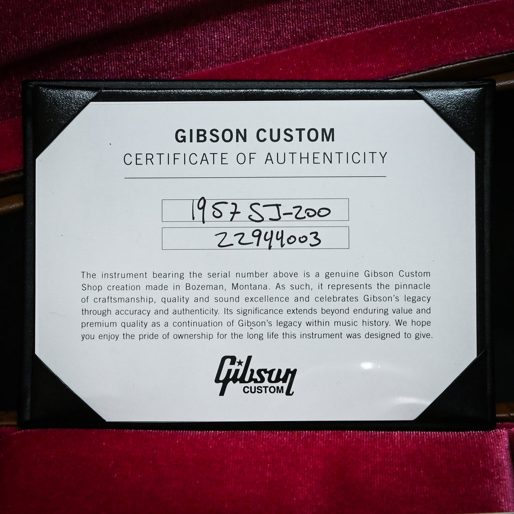 Gibson Custom 1957 SJ-200- Antique Natural 2024 (22944003)