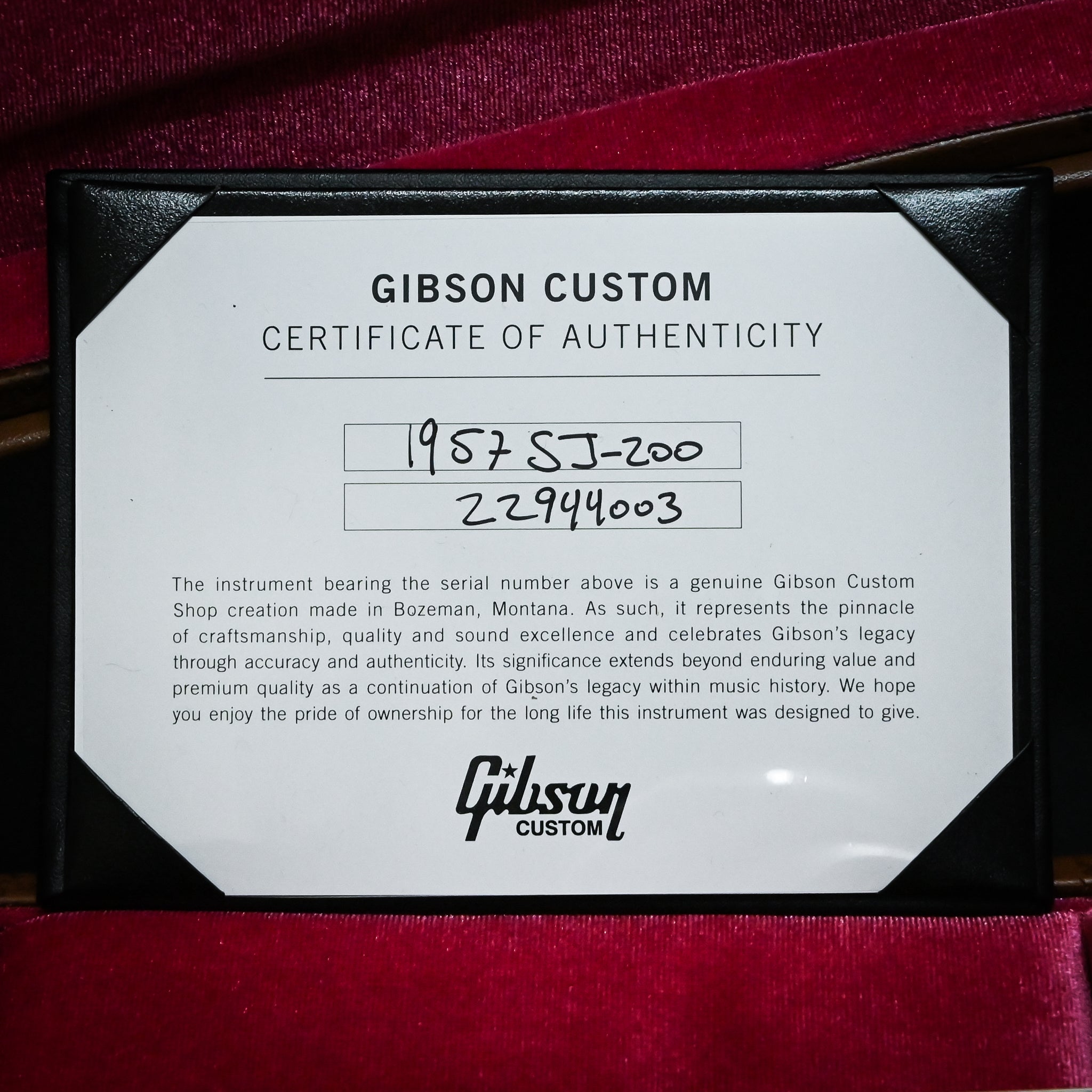 Gibson Custom 1957 SJ-200- Antique Natural 2024 (22944003)